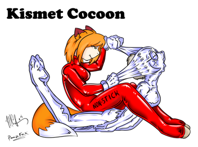 Kismet Cocoon (transparent BG)
Kismet Mentioned Rei's cocoon was one of their favorite pictures In chat. 
Kadzy thinks they'll find it even more to their liking now! 
Keywords: Kadzy, Kismet, Rei, Cocoon, Non-Stick, Latex, Encasement,Hooves, Ponyfox