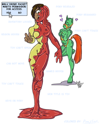 Pony Cant Touch
Colored this little picture Not certain who the characters were originally but decided to make them totally spies. 
